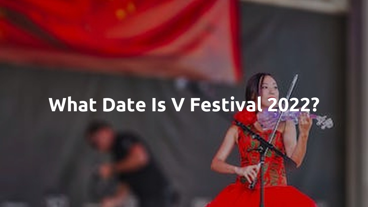 What date is V Festival 2022?