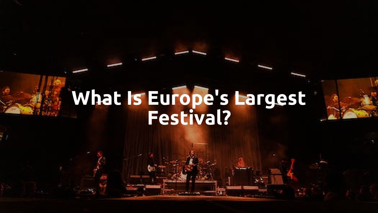 What is Europe's largest festival?