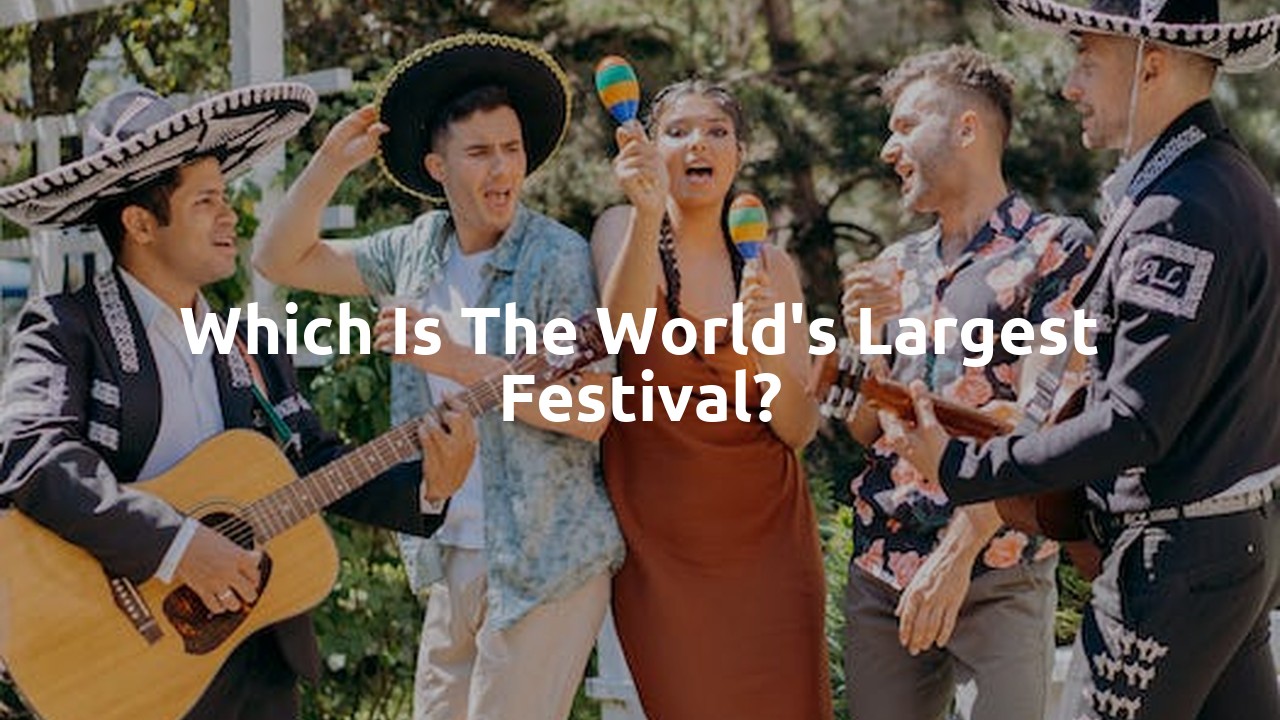 Which is the world's largest festival?