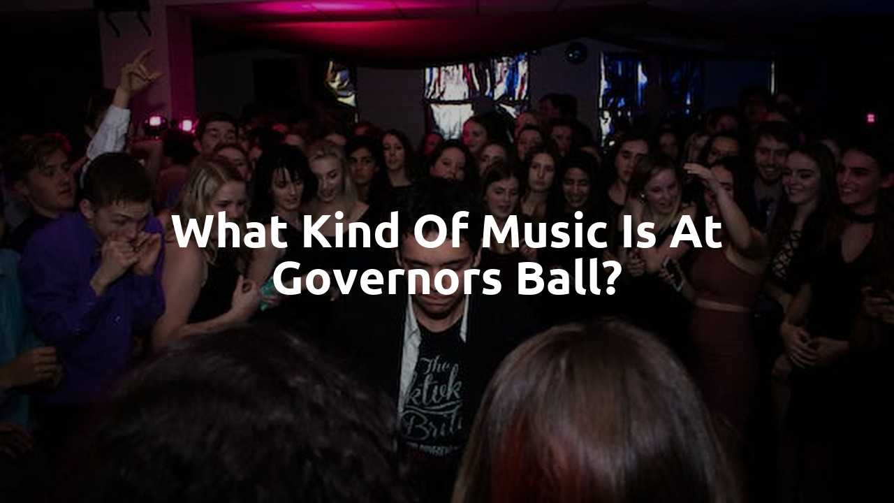 What kind of music is at Governors Ball?