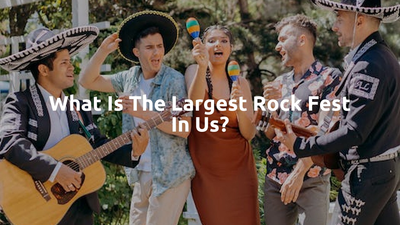 What is the largest rock fest in us?