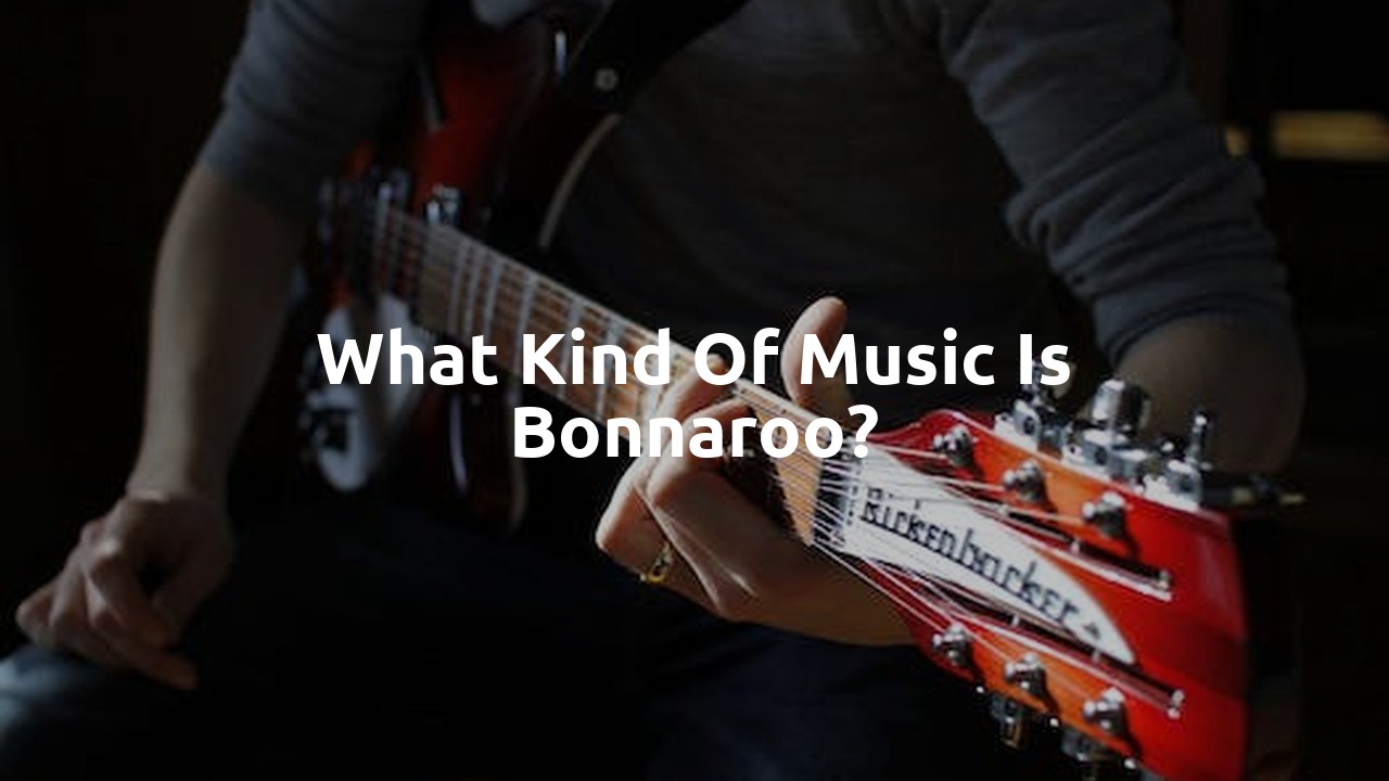What kind of music is Bonnaroo?
