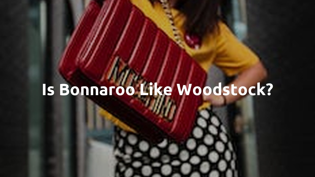 Is Bonnaroo like Woodstock?