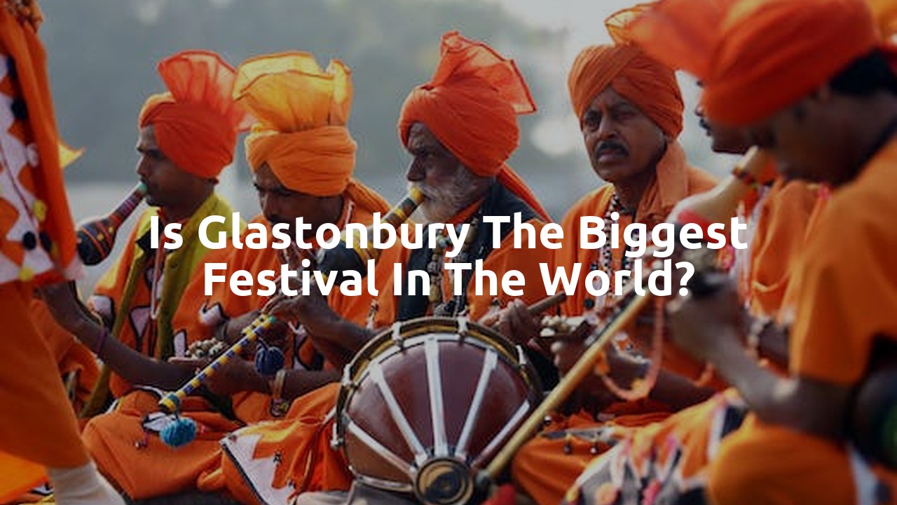 Is Glastonbury the biggest festival in the world?