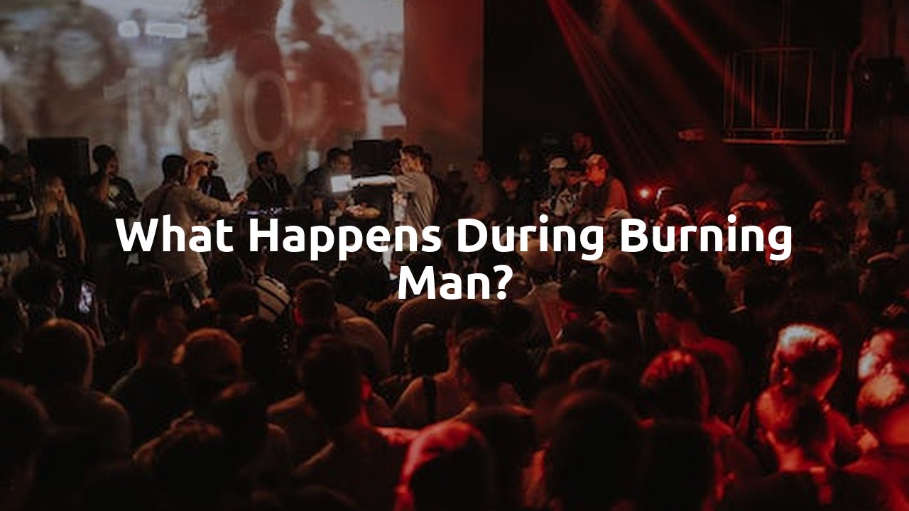 What happens during Burning Man?