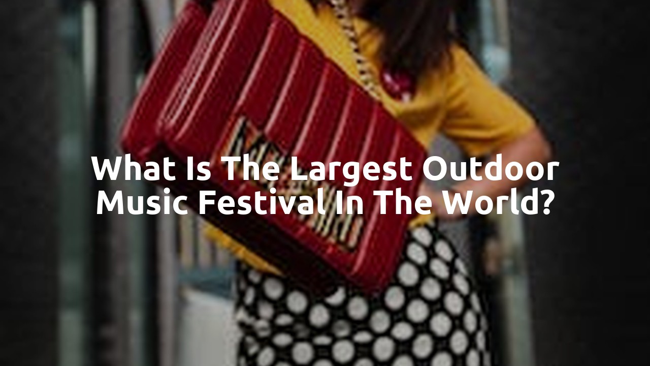 What is the largest outdoor music festival in the world?
